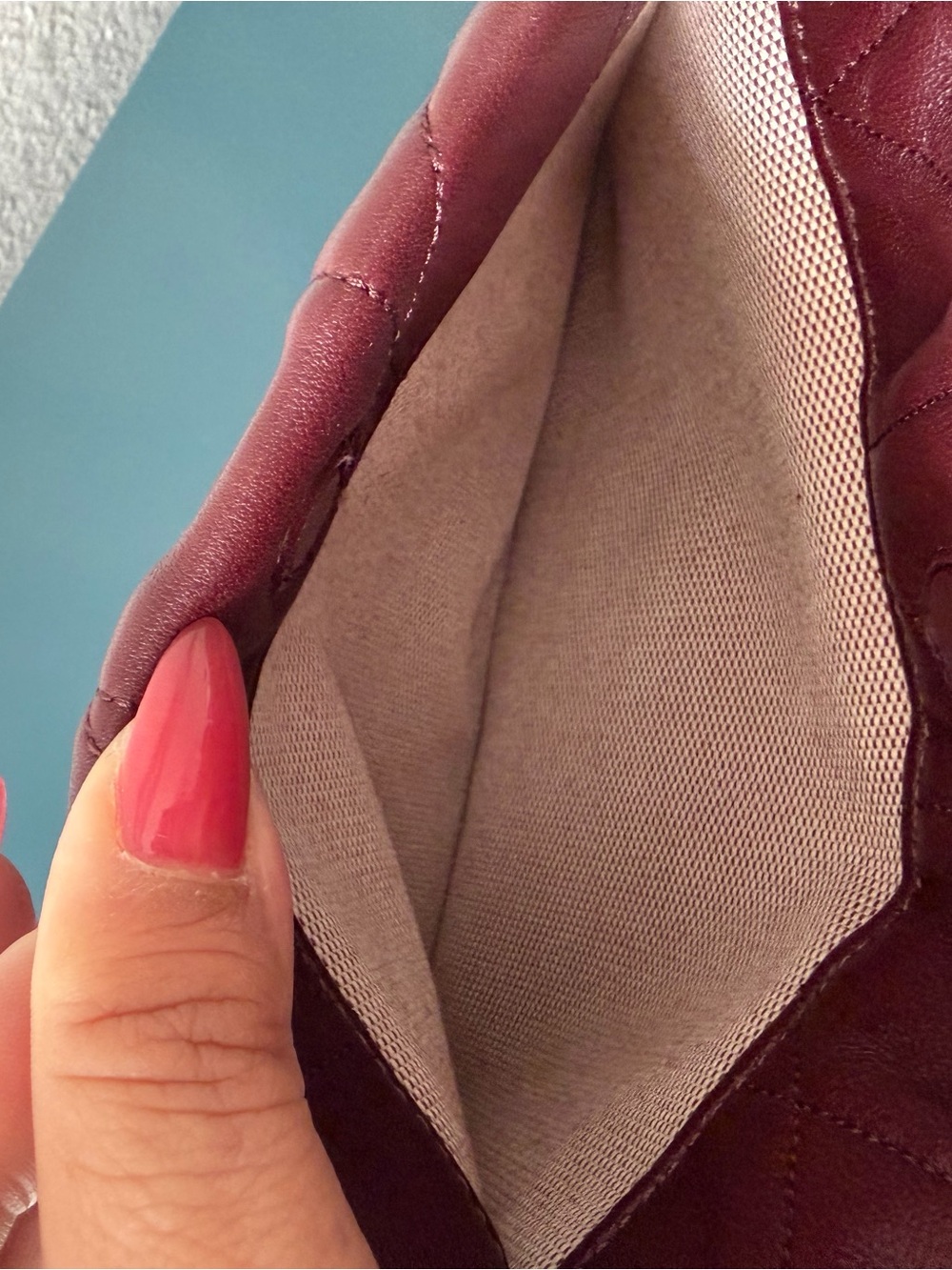 Coach Time Square Tabby in Merlot - Picture 7 of 15